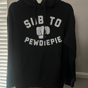 Vintage Black PewDiePie Hoodie